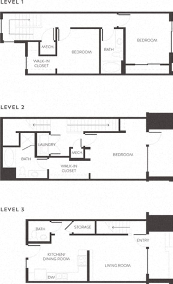 Floor Plans of City House Apartments in Denver, CO